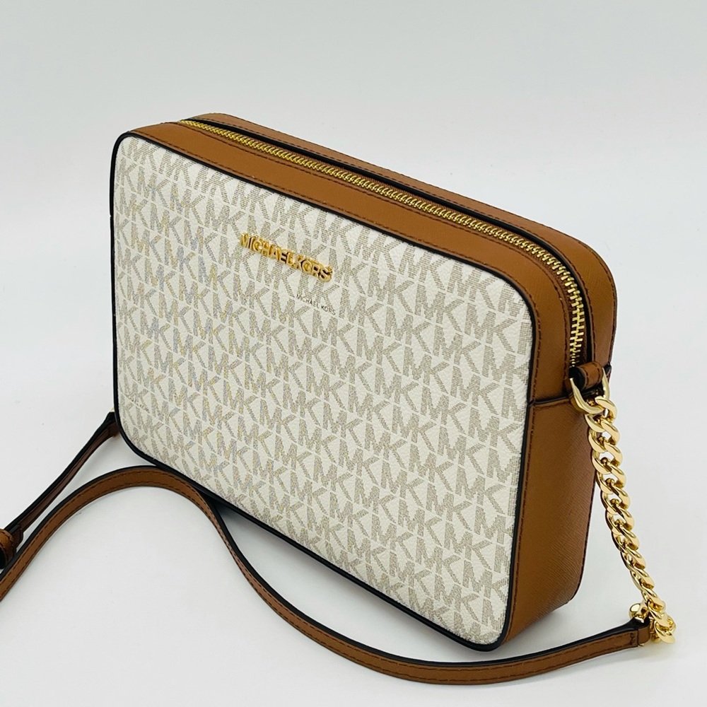Michael Kors Large EW Crossbody Bag Vanilla